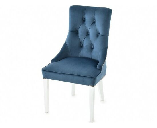 Стул «Боска» Монолит Аквамарин, белый | Интернет магазин мебели и декора LifeDekor