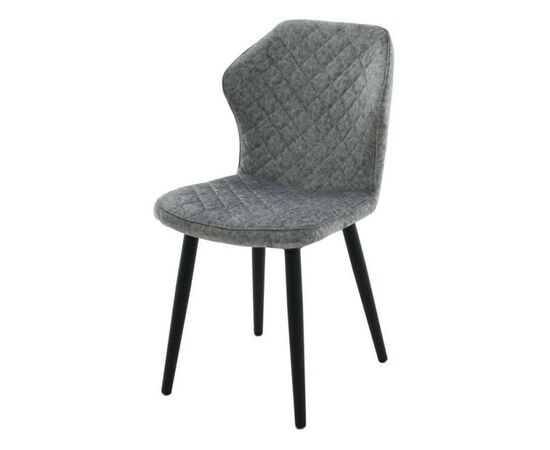 Стул «Вилла», Лама 04, каркас черный | Интернет магазин мебели и декора LifeDekor