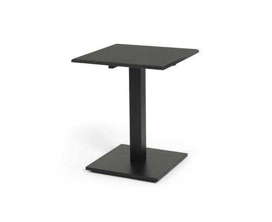 "Челси" стол из гранита квадратный 60х60см, цвет черный | Интернет магазин мебели и декора LifeDekor