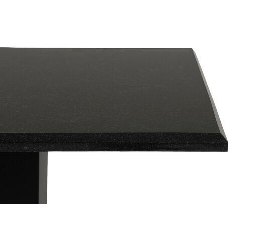 "Челси" стол из гранита квадратный 60х60см, цвет черный, изображение 4 | Интернет магазин мебели и декора LifeDekor