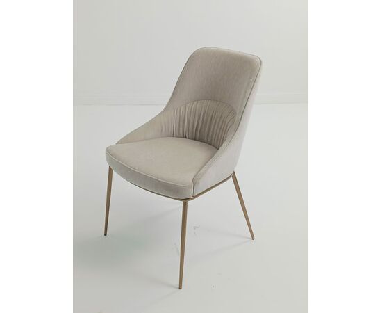 Стул АБРИОЛА (ABRIOLA) цвет ЛАТТЕ BOSTON-102, ткань / шампань, ®DISAUR | Интернет магазин мебели и декора LifeDekor