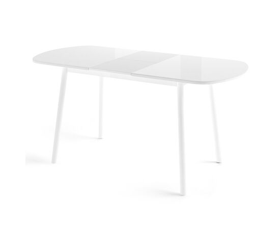 Стол Раунд 120, Стекло белый, изображение 4 | Интернет магазин мебели и декора LifeDekor