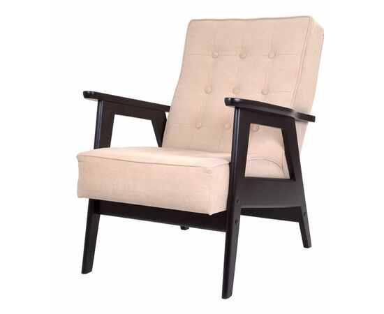 Кресло РЕТРО (венге / RS 03 - бежевый) | Интернет магазин мебели и декора LifeDekor