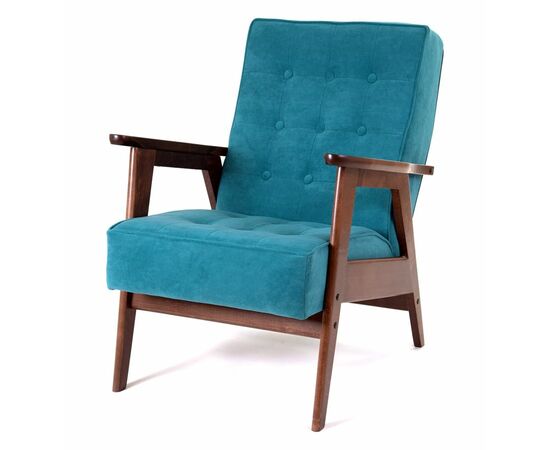 Кресло РЕТРО (темный тон / RS29 - бирюзовый), изображение 5 | Интернет магазин мебели и декора LifeDekor