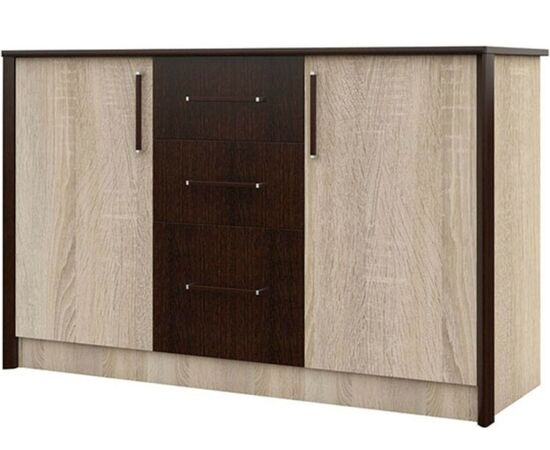 Комод «Эшли» 136, Венге/сонома, изображение 2 | Интернет магазин мебели и декора LifeDekor