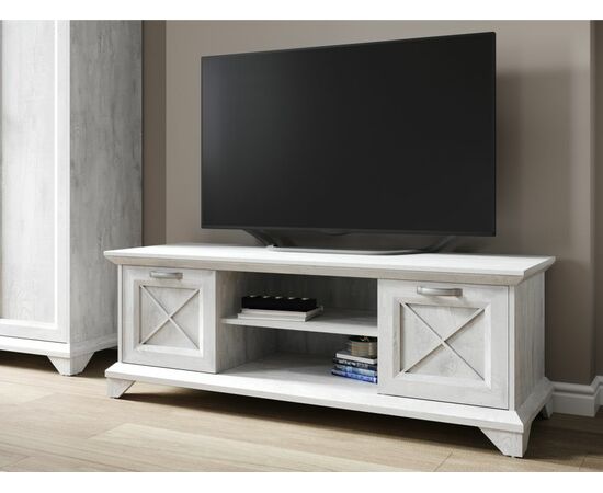 Гостиная «Лорена» со шкафом, Бетон Паин белый, изображение 7 | Интернет магазин мебели и декора LifeDekor