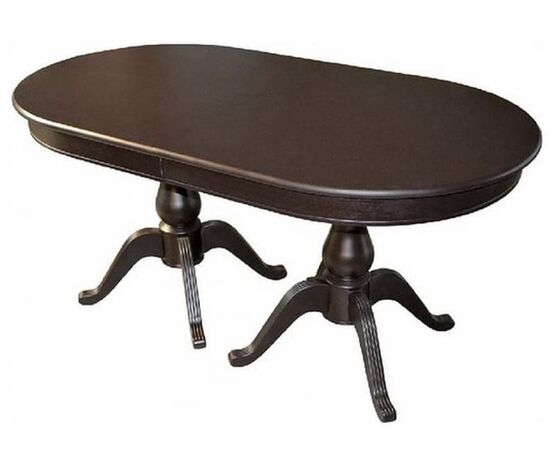 Стол «Фабрицио-2» 160(50x2)x90, орех темный | Интернет магазин мебели и декора LifeDekor