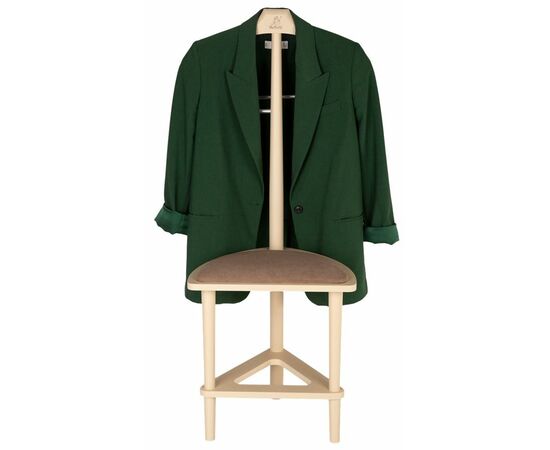 Вешалка со стулом "Верона Престиж"(слоновая кость), изображение 2 | Интернет магазин мебели и декора LifeDekor