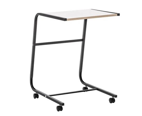 Подкатной стол СЛКС-6 (каркас черный/ясень шимо светлый), изображение 2 | Интернет магазин мебели и декора LifeDekor