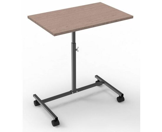 Подкатной стол СЛКС-7 (каркас черный/ясень шимо темный) | Интернет магазин мебели и декора LifeDekor