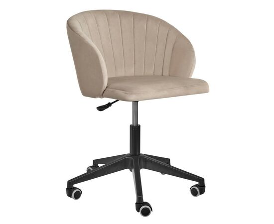 Стул Paola вращающийся на колесиках латте | Интернет магазин мебели и декора LifeDekor