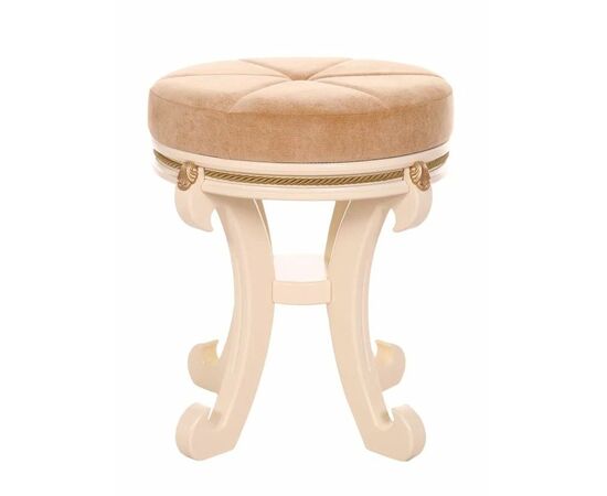 Банкетка Глория (Дуб шампань/Крем/ткань) Вис | Интернет магазин мебели и декора LifeDekor