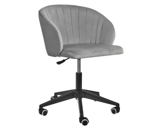 Стул Paola вращающийся на колесиках темно-серый | Интернет магазин мебели и декора LifeDekor