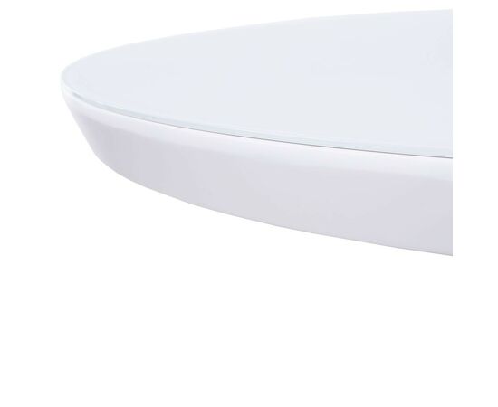 Стол обеденный раскладной T7082 (1200-1600x1200x760) WHITE белое матовое стекло/белый лак, изображение 15 | Интернет магазин мебели и декора LifeDekor