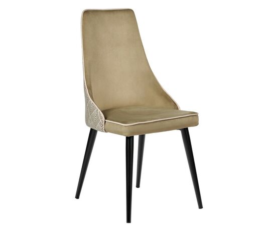 Стул Dave оливковый с жаккардом | Интернет магазин мебели и декора LifeDekor