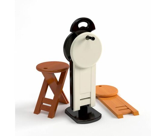 Комплект табуретов "Оливия" (стойка + 4 табурета) Белый | Интернет магазин мебели и декора LifeDekor