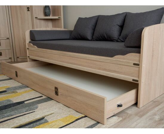 Кровать-тахта «Валенсия» (основание ЛДСП), Дуб сонома, изображение 9 | Интернет магазин мебели и декора LifeDekor