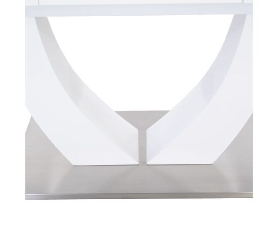 Стол обеденный раскладной T-904 Vision (1600-2000x900x760) Ceramic/Satin White Gloss (керамика / белый глянцевый сатин), Размер стола: 1600-2000x900x760, изображение 8 | Интернет магазин мебели и декора LifeDekor