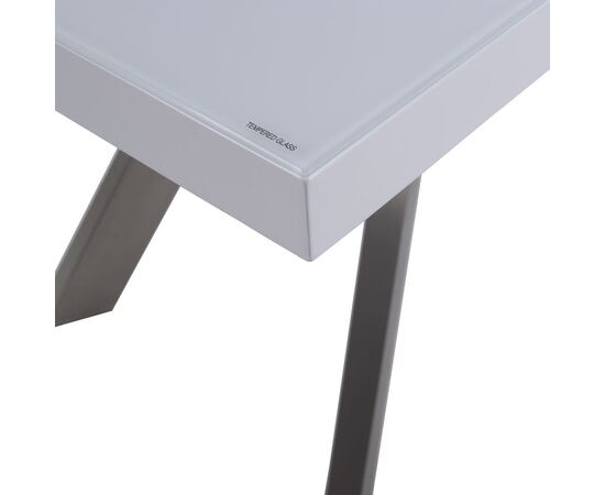 Стол обеденный раскладной T-910 (1400-1800x850x760) White (белое матовое стекло/белый лак), изображение 11 | Интернет магазин мебели и декора LifeDekor