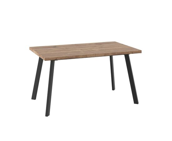 Стол Борг-140 Дуб Веллингтон/черный | Интернет магазин мебели и декора LifeDekor