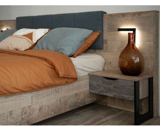 Тумба «Стокгольм» ЛВ/ПР 2шт, Дуб гранж песочный/Железный камень, изображение 7 | Интернет магазин мебели и декора LifeDekor