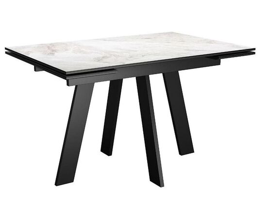 Стол DikLine DKM110 Керамика Italian Grey (глянец серый)/подстолье черное | Интернет магазин мебели и декора LifeDekor