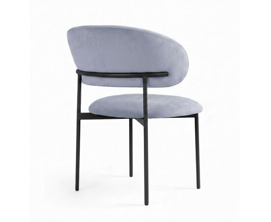 Стул DikLine 201 Z46 перламутр, ножки черные, изображение 2 | Интернет магазин мебели и декора LifeDekor