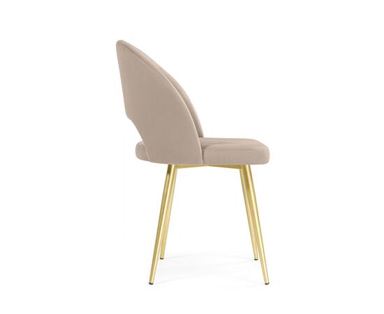 Стул на металлокаркасе Курбис 360 бежевый (zd 210) / золотой, изображение 6 | Интернет магазин мебели и декора LifeDekor
