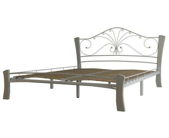 Кровать КМД 5-01 Фортуна 4 Лайт 140х200, Белый, изображение 4 | Интернет магазин мебели и декора LifeDekor