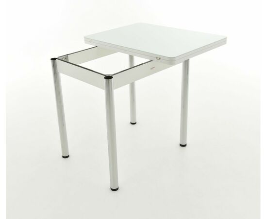 Стол Бари мини, Стекло, Белый, изображение 11 | Интернет магазин мебели и декора LifeDekor