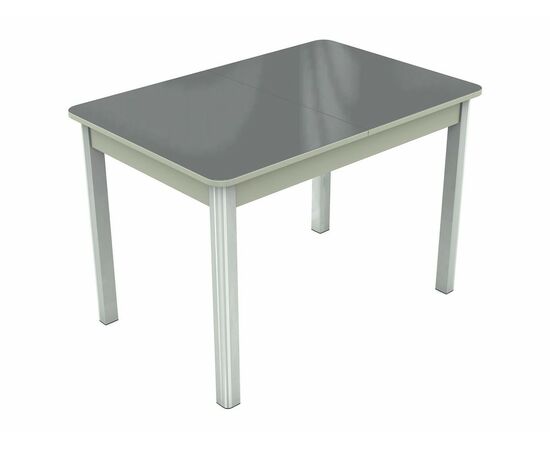 Стол Гамбург 1, Белый/Стекло серое | Интернет магазин мебели и декора LifeDekor