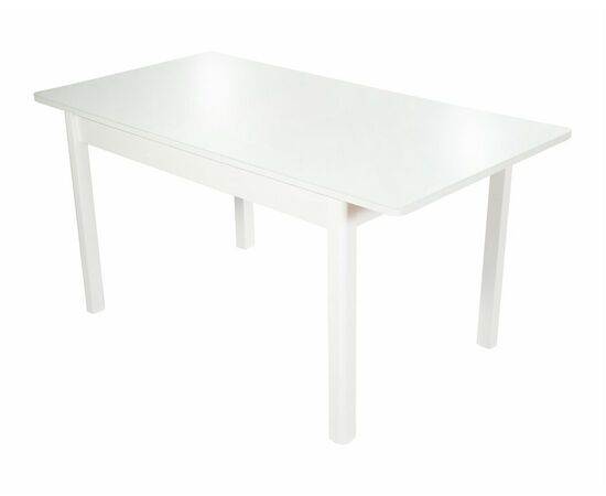 Стол Гамбург 2, Белый/Стекло белое, изображение 4 | Интернет магазин мебели и декора LifeDekor