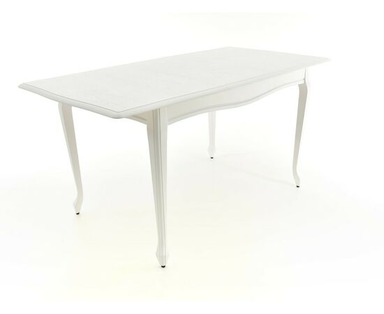 Стол Кабриоль, Эмаль белая/Патина серебро, изображение 12 | Интернет магазин мебели и декора LifeDekor