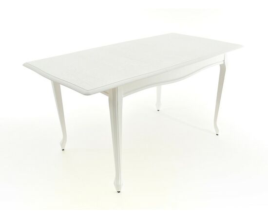 Стол Кабриоль, Эмаль белая/Патина серебро, изображение 14 | Интернет магазин мебели и декора LifeDekor