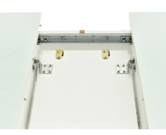 Стол Корсика, Белый матовый/Стекло белое, изображение 11 | Интернет магазин мебели и декора LifeDekor