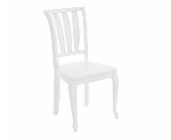 Стул Кабриоль Жесткий, Белый, изображение 2 | Интернет магазин мебели и декора LifeDekor