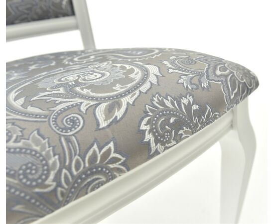 Стул Кабриоль, Белый с патиной серебро, изображение 22 | Интернет магазин мебели и декора LifeDekor