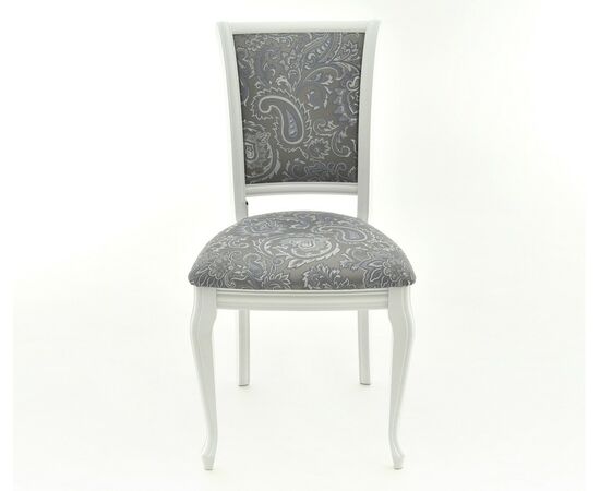 Стул Кабриоль, Белый с патиной серебро, изображение 12 | Интернет магазин мебели и декора LifeDekor