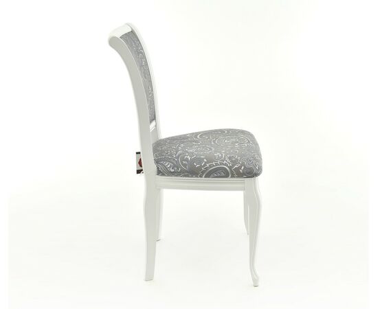 Стул Кабриоль, Белый с патиной серебро, изображение 14 | Интернет магазин мебели и декора LifeDekor
