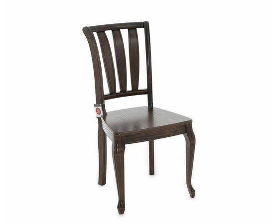 Стул Кабриоль, Жесткий, Орех темный, изображение 2 | Интернет магазин мебели и декора LifeDekor