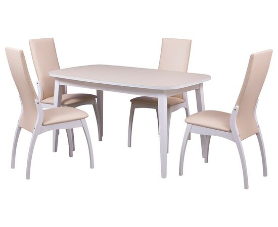 Стул Токио 1, Белый 115/Белый 115, изображение 3 | Интернет магазин мебели и декора LifeDekor