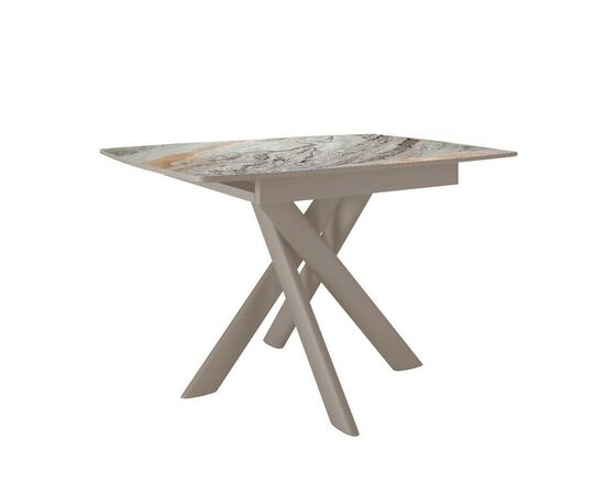Стол DikLine DKB110, Керамика Venetian Brown Light глянец, опоры капучино | Интернет магазин мебели и декора LifeDekor