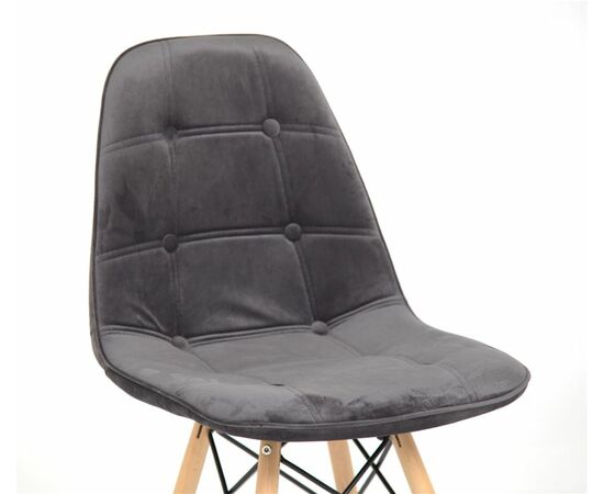 Стул 301K /Alex soft (B-3) Grey velvet, изображение 2 | Интернет магазин мебели и декора LifeDekor