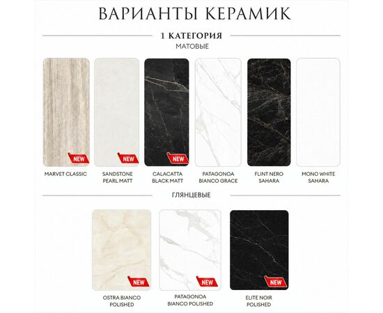 Стол круглый Айкон 120, керамика матовая, белая, изображение 2 | Интернет магазин мебели и декора LifeDekor