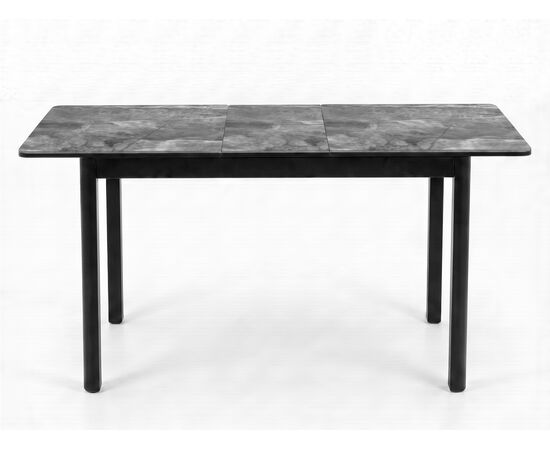 Стол DikLine DKQ120 Керамика серый глянец (italian middle grey)/подстолье черное/опоры черные, изображение 4 | Интернет магазин мебели и декора LifeDekor