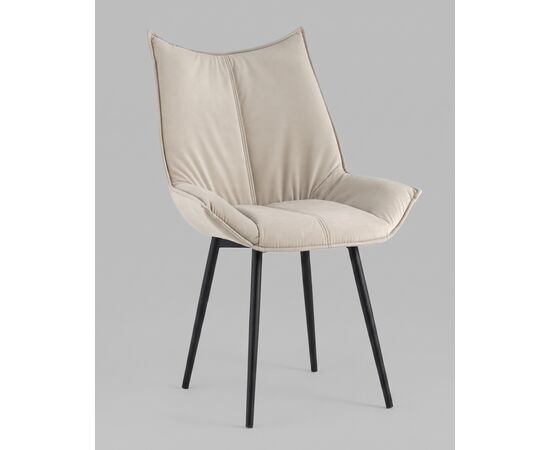 Стул Осло NEW велюр бежевый, изображение 2 | Интернет магазин мебели и декора LifeDekor